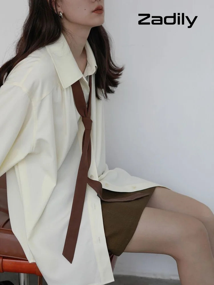 Blusa Elegante Tecido Solto