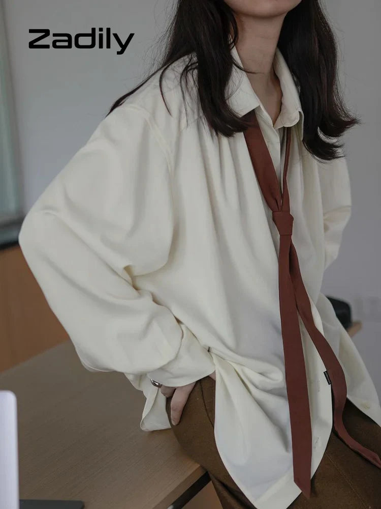 Blusa Elegante Tecido Solto