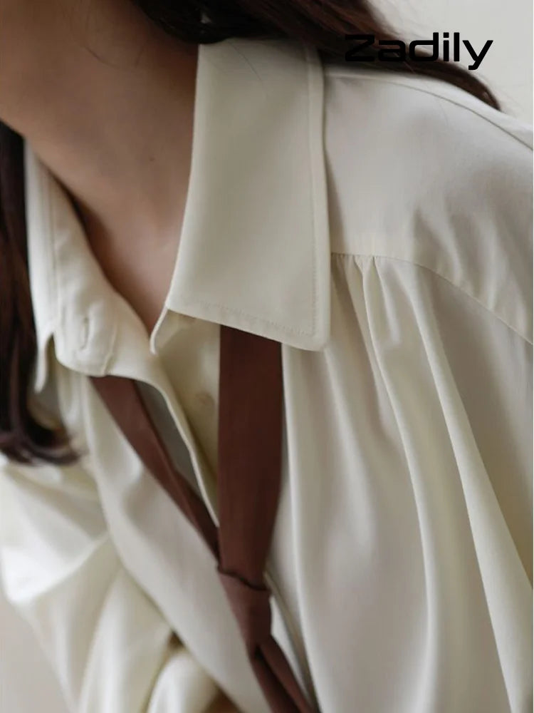 Blusa Elegante Tecido Solto