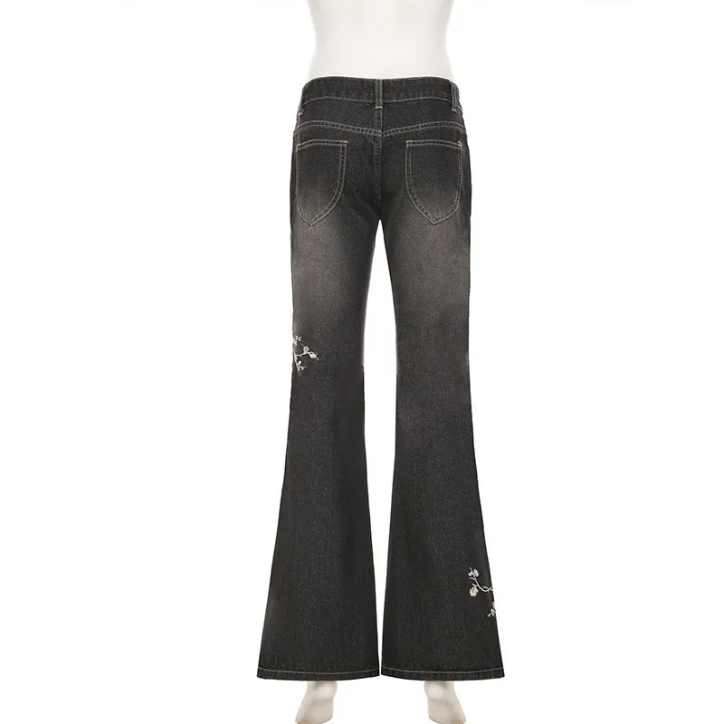 Jeans Florais Anos 2000