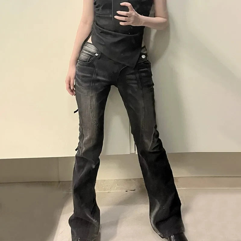 Jeans Vintage Cintura Baixa