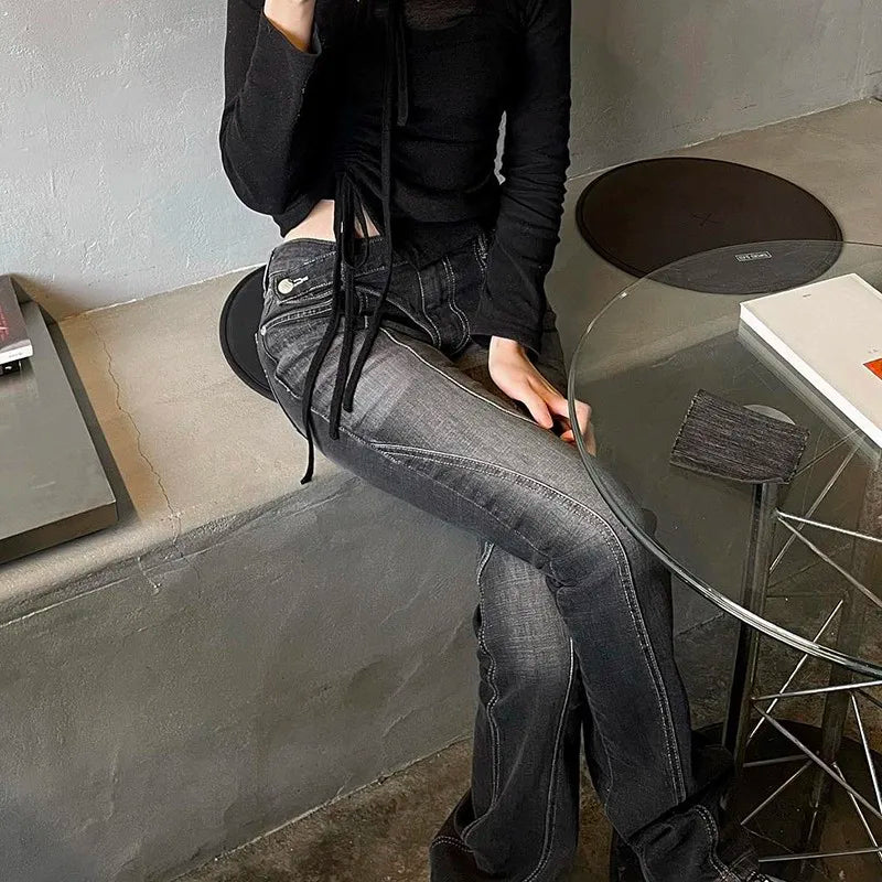 Jeans Vintage Cintura Baixa