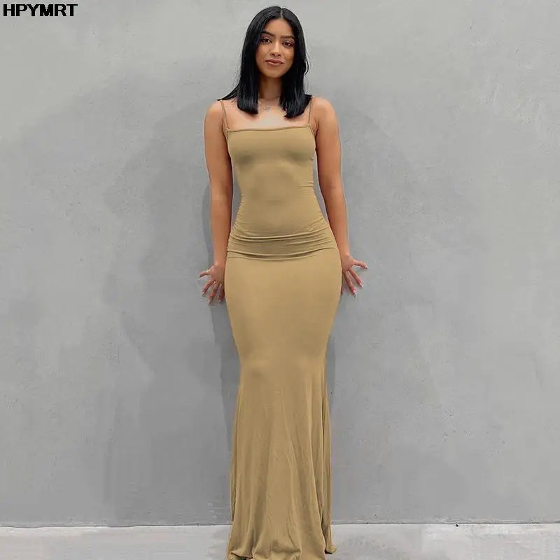 Vestido Maxi Elegante de Cetim