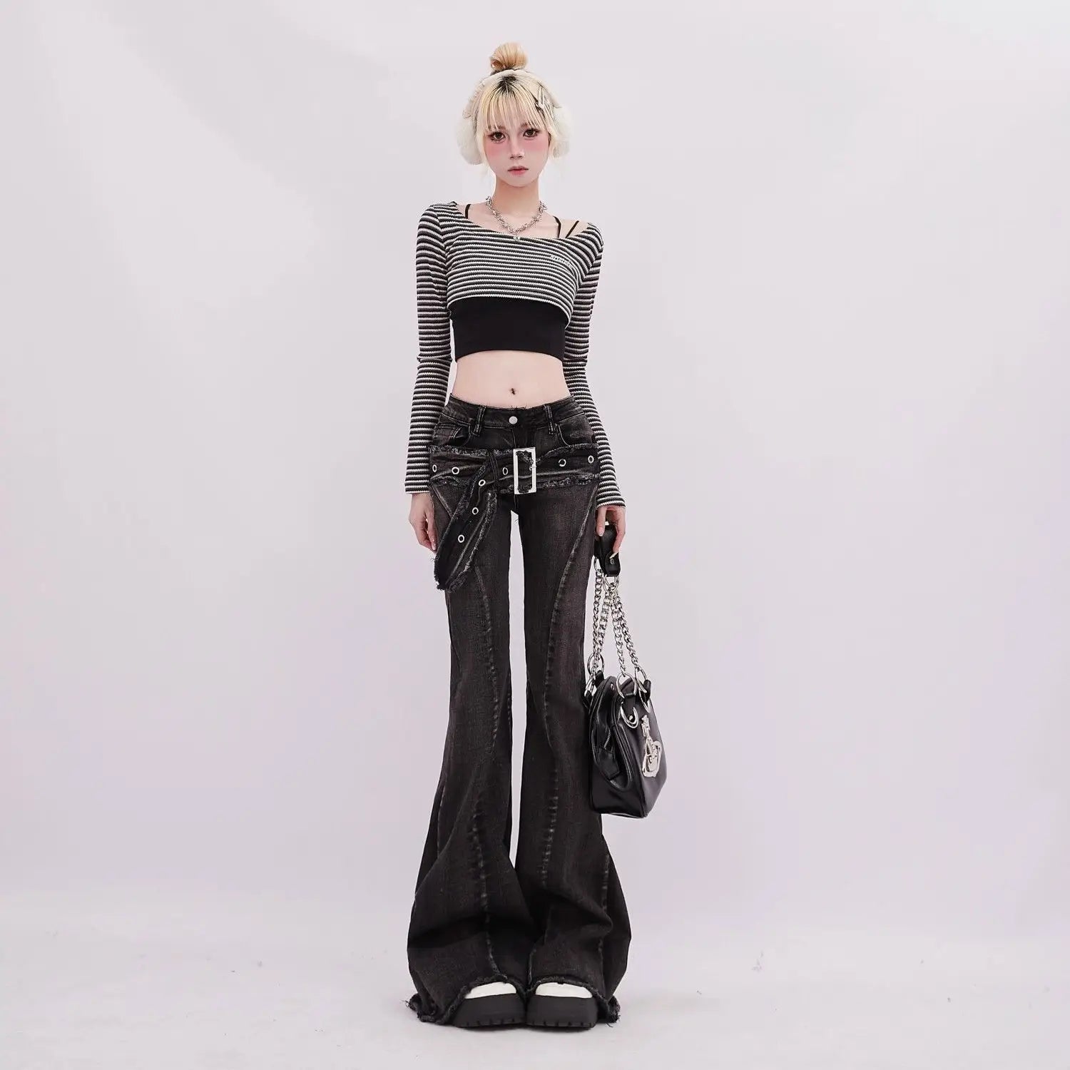 Jeans Estilo Y2K Elegantes